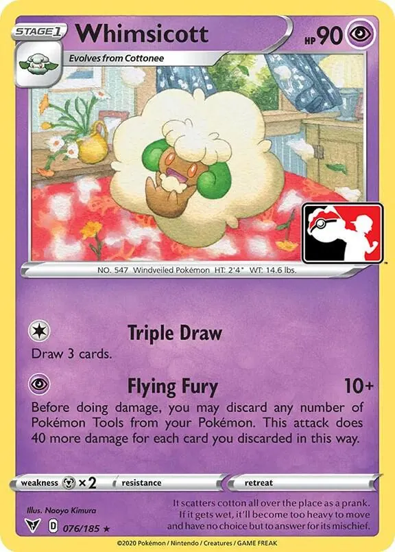 Vivid Voltage Whimsicott [Prize-Pack] Pokémon card
